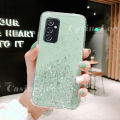 Casinglee For Samsung Galaxy A13 5G case Full Stars Moon Glitter Bling Sequins Cases Soft Back cover for Samsung A13 5G Phone cases Starry Sky Transparent For girls and Boys. 