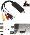 EasyCap USB 2.0 Video Capture Card TV DVD VHS Audio Capture Card 3 in 1 VHS to DVD Adapter Converter PC PS3 XBOX for win 7 8 32 64. 