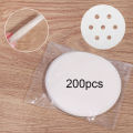 200Pcs/Set Round Dumplings Mat Steamer Paper Non Stick Pads Baking Pastry Dim Sum Paper Under Steam Mat Kitchen Cooking Tools. 