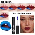 Fit Colors 5 Colors Peel Off Lip Gloss Amazing Non-Stick Cup Matte Velvet Liquid Lipstick Waterproof Lasting Tear-Off Red Lip Tint Makeup. 