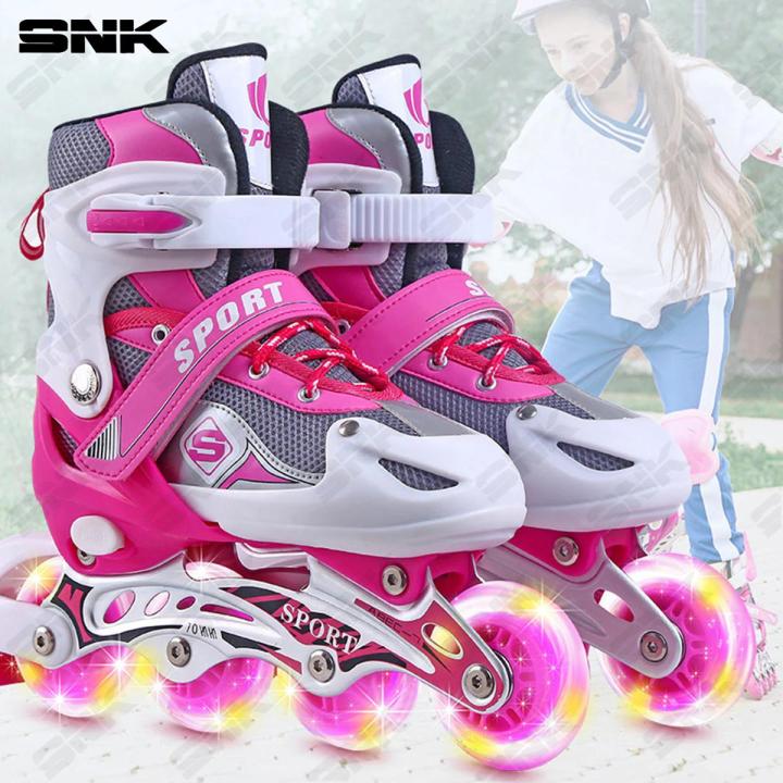 Skates Shoes - Adjustable Shoe 4 Wheel Shoes Inline Shoes Skating Shoes