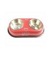 Stainless Steel Pet Feeding Bowl - Dubble. 