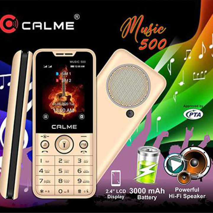 CALME MUSIC 500 - 2.4 Inch - 3000mAh Battery - Dual Sim
