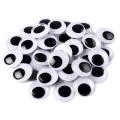 Googly Eyes Pack of 50 Black 1.5cm Diameter Art and Craft Material. 