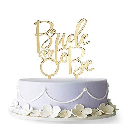 Bride%20to%20Be%20Cake%20Topper%20Golden%20Silver%20Color%20-%20%20Acrylic%20Wedding%20Supplies%20Bride%20Cake%20Decoration%20Card%20Couple%20Cake%20Topper%20-%20Image%204