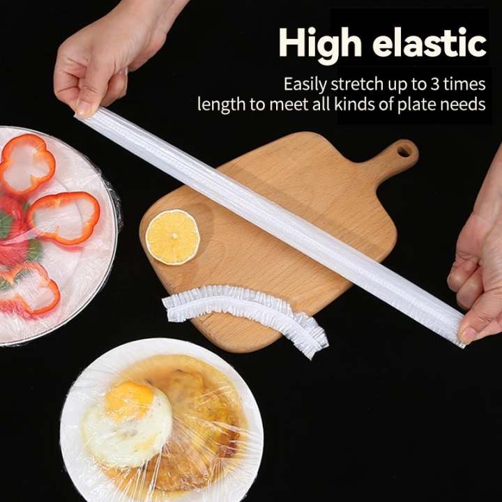 Food%20Cover%20Disposable%20Food%20Cover%20Plastic%20Wrap%20Elastic%20Food%20Lid%20Bowl%20Covers%20Food%20Wrap%20Kitchen%20Tool%20Food%20Fresh%20Keeping%20Seal%20Bag%20Cookware%20-%201/5/10/20/40/60/80/100%20Pcs%20-%20Image%204
