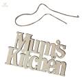 2X Mums Kitchen Wooden Plaque Sign Wall Hangings Wood Words Home Garden Decor. 