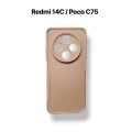 Poco C75 4G / Redmi 14C 4G Back Cover Soft Matt Camera Protection Phone Case for Poco C75 4G / Redmi 14C 4G. 