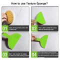 OUMERY 6PCS Knockdown Texture Sponge Drywall Texture Sponge Texture Patch Sponge for Texture Repair DIY Painting Ceiling. 
