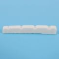 Slotted Curved Bone Bass Nut for 4 Strings Fender PB Precision Jazz Bass, 4.2x3.2x4.6/4.6mm. 