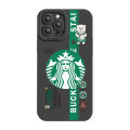 for Samsung Galaxy S22 Plus Note 20 Ultra S21 FE S20 Phone Cases Starbucks Coffee High Quality Camera Protection Square Frame Edge Cover. 