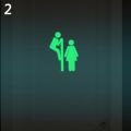 Funny Cartoon Luminous Bathroom Toilet Stickers DIY Home Decor Wall Decoration. 