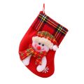 Christmas Stockings Socks With Santa Claus Snowman Elk Bear Printing Xmas Candy Gift Bag Fireplace Xmas Tree Decor New Year 2024. 