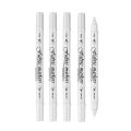 【HOT】 White Waterproof Permanent Fabric Textile Marker Pen Set For T Shirt Shoes Clothes Wood Stone DIY Art Graffiti Drawing Painting. 