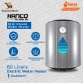 Hanco Semi Instant Electric Water Heater - 60 Litres Body Size - Smart Electric Geyser (Imported Heating Element, Multiple Safety Systems, Longer Heat Retention) - 1 Year Warranty. 