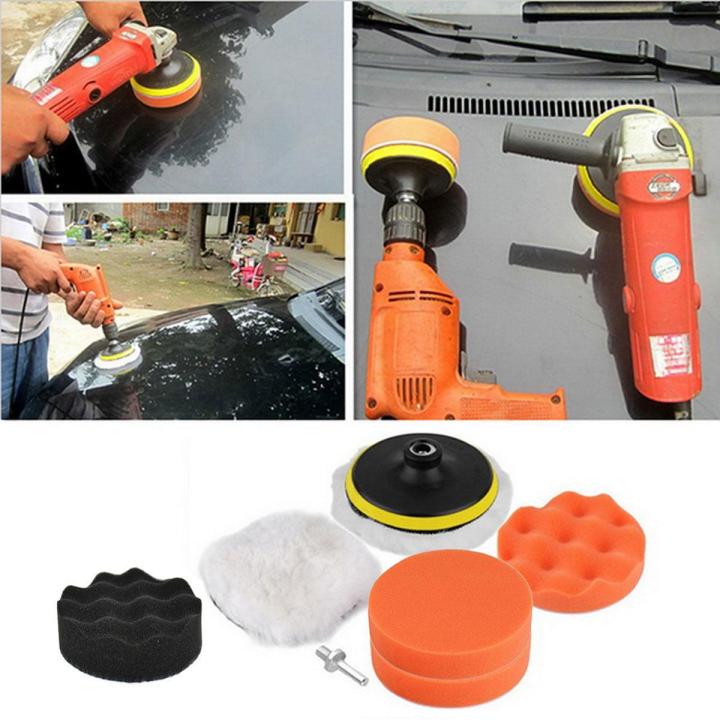 3 Inch High Gross Car Polisher Buffer Polishing Buffing Pad Kit +Drill Adapter Polishing Pad Diameter: Approx. 8cm