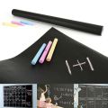 Black Matte Adhesive Chalkboard Contact Paper Vinyl Wall Decal Poster Alternative Bonus Chalks & Marker-Peel & Stick DIY Size. 