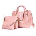 3 Pcs Set of Pu Leather Hand Bags And Shoulder Bags For Women's. 