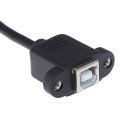 USB 2.0 Type B Male to Type B Female Printer Extension Cable With Panel Mount. 