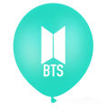 BTS BIRTHDAY PARTY DECORATION 52 PCS SET BALLONS CAKE TOPPER WITH FREE STICKER. 