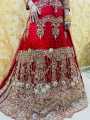Bridal lehnga, Pakistani Maroon Lehenga Bridal With Choli Dress. 