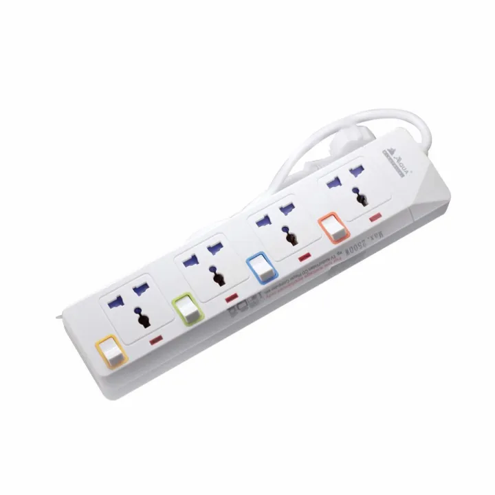 Electric%20Extension%20-%20Aqua%20electric%20extension%20-%20Socket%204%20with%20Individual%20Switch-%20-%20Image%203