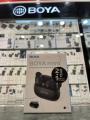 BOYA mini 12 2-Person Tiny Wireless Microphone System with Lightning & USB-C Connectors for Mobile Devices. 