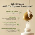 AXIS-Y Complete No-Stress Physical Sunscreen V3 - SPF 50 Mineral Sunscreen with 2% Niacinamide, Zinc, Sunblock for Broad Spectrum Sun Care - Korean Skincare 50ml. 