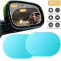 [High Quality] 2pcs 2in1 Car Rearview Mirror Rainproof Film Anti Fog Window Foils Rear View Mirror Stickers Screen Protector. 