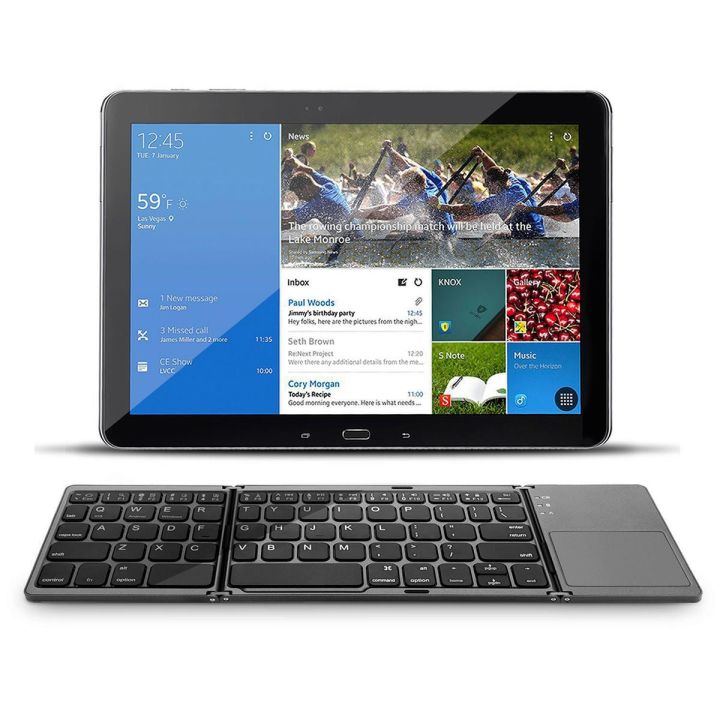 Mini Foldable Touch 3.0 Bluetooth Keyboard For Samsung Dex Win / IOS / Android System