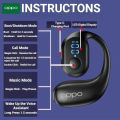 100% Quality+COD OPPO-F1 Pro Wireless Bluetooth 5.3 Earphone Single Ear Earplugs Ultra Long Battery Life Business Sports Headphones Earbuds With Microphone. 