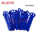 OLEVO 200Pcs/20Sticks Dental Elastic Elastomeric Ligature Ties Orthodontic Leagues for Teeth Braces Brackets O-Ring Rubber Bands. 