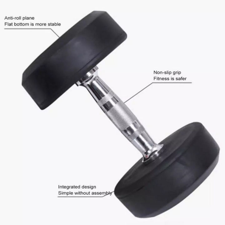 Pairs of 1kg 2kg 3kg 4kg 5kg 10kg High Quality Rubber Coated Dumbbell Weight Plates Home Gym Home Exercise Dumbell