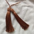 Self Thread Cap Tassels (4 Piece) for Clothing – Elegant Latkan for Dupattas, Kurtis, Dresses, and Traditional Wear | Decorative Accessories to Enhance Ethnic Outfits | Premium Quality Handmade Embellishments for Stylish Finishes. 