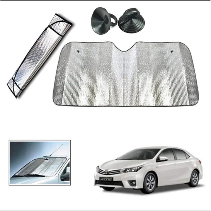 Universal Car Front Wind Screen Foldable Foil Curtains Sun Shade For Summer