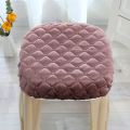 Plastic stool cover square chair cushion seat cover restaurant straps square plus cotton restaurant bench thickened. 