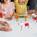Childrenworld Retractable Toy Colorful Cute Dachshund Dog Stretch Vent Toy. 