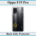 Oppo F19 Pro Back Clear Jelly Protector Soft Film Protection Hydrogel Film Protector For Oppo F19 Pro. 