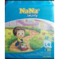 Nana Smarty Baby Diapers Large Size (L*66Pcs 7-14 Kgs Jumbo Pack). 