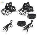 2Pcs Sled Pull Straps Equipment Agility Strength Training Versatile Weighted Sled Pulling Straps for. 