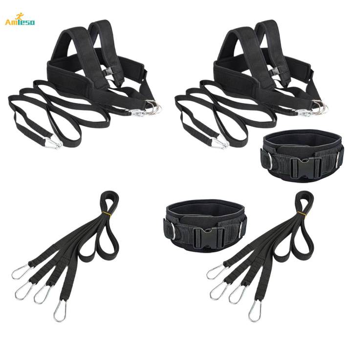 2Pcs%20Sled%20Pull%20Straps%20Equipment%20Agility%20Strength%20Training%20Versatile%20Weighted%20Sled%20Pulling%20Straps%20for%20-%20Image%205