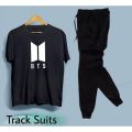 Black BTS Printed Summer T-Shirt and Trouser For Girls and Women. 
