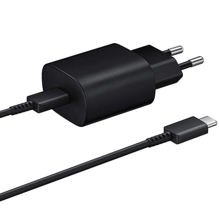 For Samsung Galaxy A55 A35 A15 A54 A34 A90 S10 5G Super Fast Charger 25W USB C PD Wall Power Adapter EU For Galaxy S24 S23 Ultra