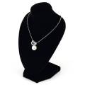 Black Mannequin Necklace Jewelry Pendant Display Stand. 
