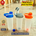 Shaker Bottle, Protein Shaker Bottle for Gym, Gym Bottle, Fitness Sports Protein Mixer Bottle, Water Bottle, Multipurpose Plastic Bottle With Ball, 700 ML Shaker Bottle For Gym Sports Camping Work Home. 