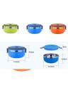 1 Layer Lunch Box Stainless Steel. 