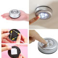 Multipurpose Portable 3 LED Battery Powered Stick Tap Touch Lamp Led Light ( Battery Not Included) 1Pcs. 