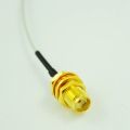 2X U.FL IPX to SMA Female tail Cable 1.13mm for Wifi Network. 