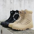 Stylish Shoe Security Guard Shoes Fashion Men Shoes Boots Combate Boots Walking Boots Leather Boots Antiskid Lace-Up Army Shoes Training Boots High Top Military Boots Swate Boots. 