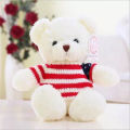 Factory wholesale sweater sweater sweater teddy bear couple doll hugging bear doll plush toy set logo. 